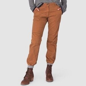 Faherty Women's Juno Tan Twill Jogger Pants Size 27